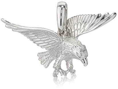 NKlaus Fliegende Adler 38mm Kettenanhänger Sterling Silber 925 Amulett anlaufgeschützt 2256