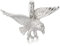 NKlaus Fliegende Adler 38mm Kettenanhänger Sterling Silber 925 Amulett anlaufgeschützt 2256