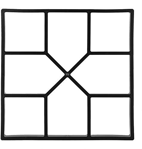 Jeanoko Stampi e forme quadrate in calcestruzzo, pavimentazione pavimentazione stampo in calcestruzzo trampolino di calpestio stampo da giardino prato sentiero pavimentazione camminata per patio prato