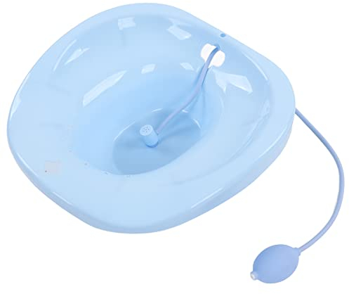 Sitzbad, WC-Sitzbad, Rutschfest, Breiterer Sitzbereich für Hämorrhoiden (BLUE)