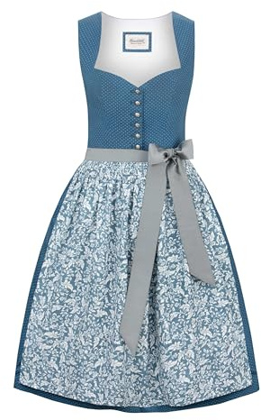 Heimatgwand dam Dirndl Rhianna Blå Dirndl