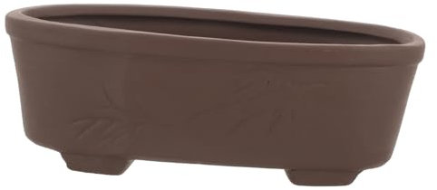 CIYODO Terrakotta-gartentopf Vintage-Stil Pflanzgefäß Für Sukkulenten Pflanzen Bonsai Heimdekoration Natürlicher Ton Platzsparend