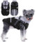 Hundemantel Winter Wasserdicht Hundejacke: Hundemantel mit Geschirr für Kleine Mittlere und Große Hunde