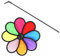 Windmühle Spielzeug Kinder Kinder Garten Dekoration 8 Blätter Bunt Outdoor Spinner