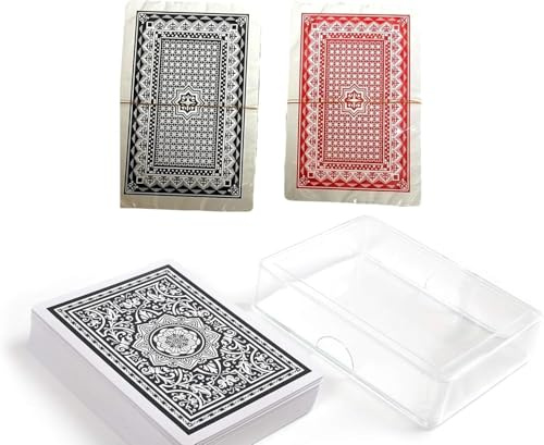 2 Pack Playing Cards Decks of Cards Poker Card for Adults Pack of Cards Professional Standard Index Playing Cards Set for Card Games Pinochle Cartas Magic Props