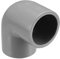sourcing map 10 Stück PVC Rohrverschraubung Ellenbogen Rohrverbinder Grau 20mm Slip 90 Grad