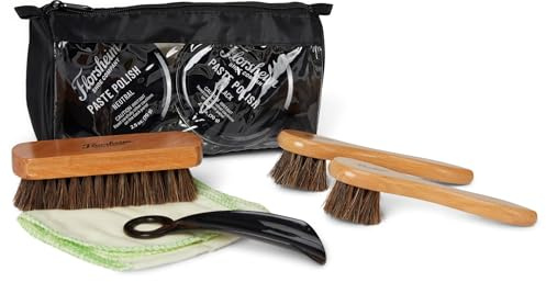 Florsheim Mens Deluxe Travel Pack Pro Shine Kit Black One Size
