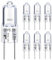 VIIVUU Lampadina alogena GY6.35 12 V 50 W, dimmerabile GY6.35/G6.35 Lampadine alogene 2700 K, luce bianca calda, dimmerabile 650 lm, lampade per lampadario, lampada da ufficio, paesaggio
