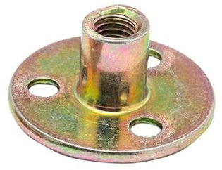 Contre-écrou pour plaque de fer Écrous à trois trous en acier au carbone M8/M10, lot de 2(3pcs,M10)