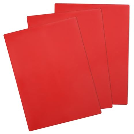 3PCS Rubber Stamp Sheets for Laser Engraving Machine, A4 Size Engraving Soft Rubber Mats for Laser Cutter to Make Rubber Stamps, 0.09 Inch Rubber Carving Blocks for Custom Rubber Stamps