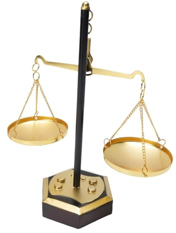 Fabater Ornement en Métal de Style Vintage avec Symbole Boursier – Échelle Décorative par Fine Crafts – Construction en Fer