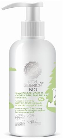 NATURASIBERICA LITTLE SIBERICA champu capilar-corporal bebe – shampoing de soin pour le lavage quotidien des cheveux, trouve facilement sa place dans une routine capillaire régulière, contenance 250 m