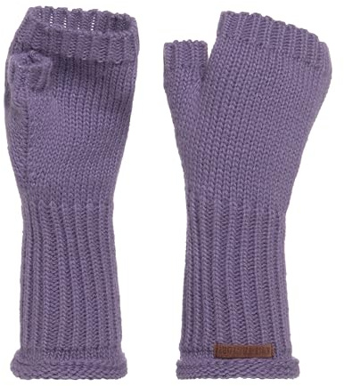 Knit Factory - Cleo Stickade Pulsvärmare - Violet - One Size