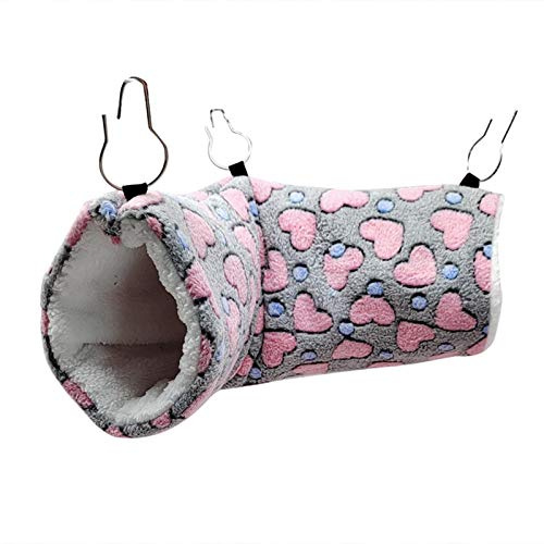 Lecerrot Amaca per Animali - Amaca per Animale Letto per Furetto Criceto Amaca E Gabbia Tunnel, Criceto Amaca Tunnel Appeso per Criceto Piccoli Animali