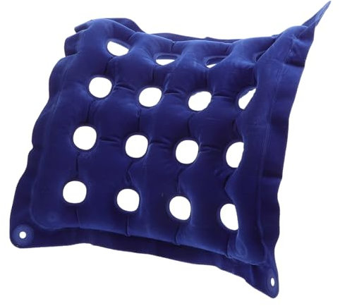 Ipetboom Aufblasbares Sitzkissen Aus PVC Und Flockmaterial Tragbar Für Büro Auto Und Flugzeug Mit Atmungsaktivem Design Zur Druckentlastung