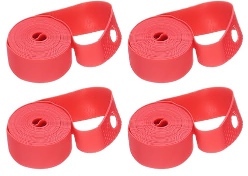 sourcing map Lot de 4 bandes de jante de vélo 700 C x 18 mm en PVC pour pneu de vélo de route, VTT, VTT