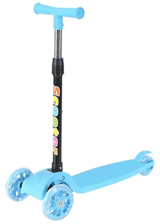 Trottinette pliable à 3 roues pour enfants - Jouet de voyage avec poignée réglable pour filles de 2 à 8 débutants
