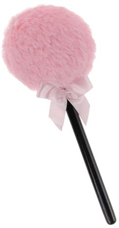 Beatifufu Lollipop-formad Puderpuff med Skaft och Kroppspuderapplikator för Ansikte och för Löspuder och Kroppspuder att Använda för Kvinnor och Tjejer