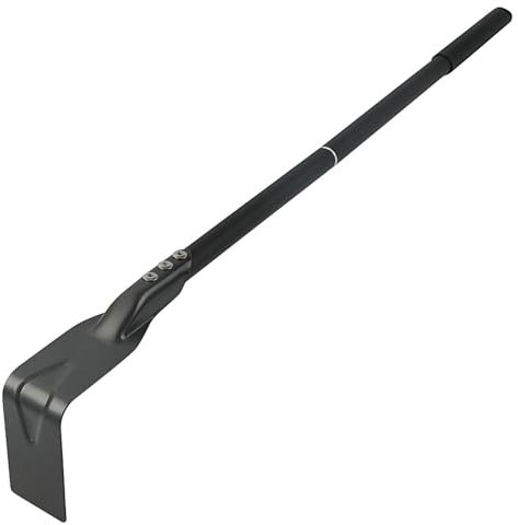 Pizza Oven Ash Shovel with Hook - Ash Scraper with Long Handle, Charcoal Rake for BBQ, Pizza Oven Accessories and Kettle Grill