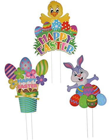 CIYODO Decorazioni per Esterni Set 3 in per e Cortile Atmosfera Festiva e Resistente per