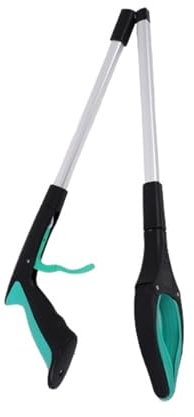 MCLIUJIA Pinza Raccogli Rifiuti Prensile Strumento di Presa Reacher Strumento di Raccolta Reacher Pinza Pieghevole Pinza Raccoglitrice di Rifiuti Raccoglitori(Grün)