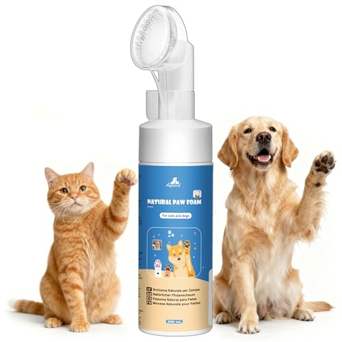 Aspand Nettoyant pour pattes pour chiens et chats, lave pattes pour chiens sans rinçage