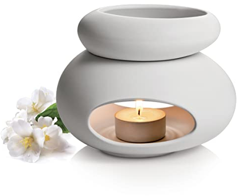 Tescoma Duftlampe FANCY HOME, Stones, Keramik, Weiß, TU