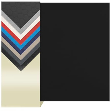 Primaflor PVC Boden Expotop | 200 x 200 cm | Schwarz | 2 mm hoch | PVC Bodenbelag Meterware | CV Boden mit Schaumrücken | rutschhemmender Vinylboden R10 für Wohnräume & Bad | BFL-S1