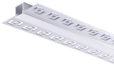 Greenice Perfíl de Aluminio para Empotrar Escayola/Pladur Tira Led 9mm - 2M