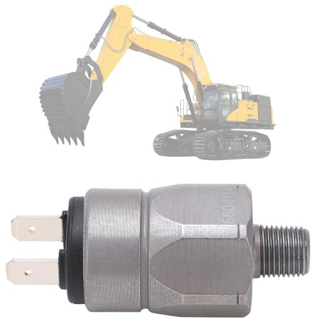 660404, Sensor de Presión de Aceite de Motor de Acero de Aleación de Alta Dureza Interruptor de Presión de Aceite de Resistencia a la Corrosión Profesional de 2 Pines para Reemplazo