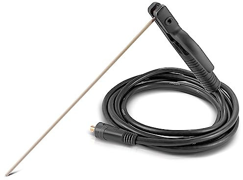 STAHLWERK MMA | ARC Porte-électrodes jusqu'à 200 A Pince à souder | Pince à électrodes | Pince à électrodes pour postes à souder, y compris câble de soudage de 3 m avec 25 mm² et fiche de 9 mm