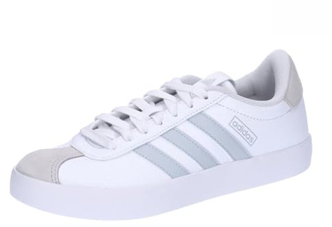 adidas Damen VL COURT SHOES, Cloud white/halo blue/grey one, 42 2/3 EU