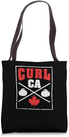 Canada Curling Team Canadian Curler Player Winter Sports Fan Tote Bag