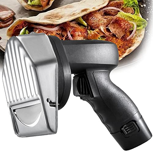 Cortadora eléctrica de Kebab, Cuchillo de Kebab, Cortador giroscópico portátil de 80 W, máquina de Corte de Kebab, Cuchillo Profesional para Doner Kebab, cortadora de Kebab, Cuchillo para giroscopio