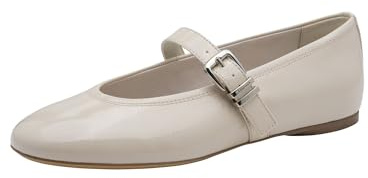 Tamaris Femme Ballerine avec bride plate beige 40 EU