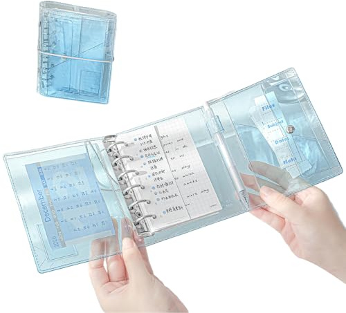 Notebook Binder A7 Tri-Fold Detachable Pages Planner
