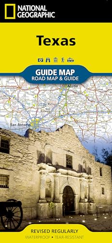 Texas Map (National Geographic Guide Map)