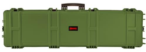 Nuprol Waterproof Hard Case - X-Large (137 x 39 x 15cm) with Wave Foam (Green)