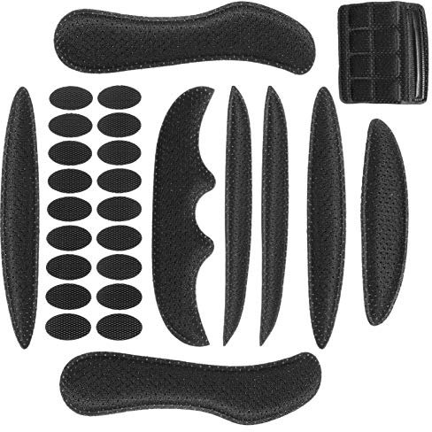 BESPORTBLE Schweißabsorbierende Stoßdämpfende Innenpolster Für Helme Universelles Schaumstoff-Set 12x2.5x0.5cm Zubehör Für Fahrräder Und Mehr