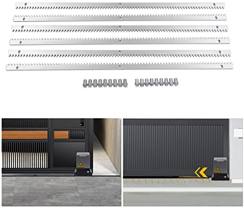6M Antrieb Torantrieb IP44 2000kg Zahnschiene Schiebetor Zahnstange für Schiebetorantrieb,Toröffner Zubehör, Hoftorantrieb