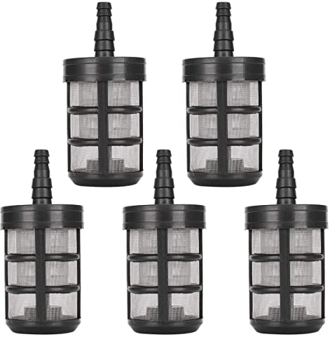 5pcs Suction Hose Filter DBAILY Water Pump Suction Filter with Strainer Hose End Sprayer Double-Layer Encryption Strainer Pressure Washer Washing Machine Water Inlet Common Filter Accessories