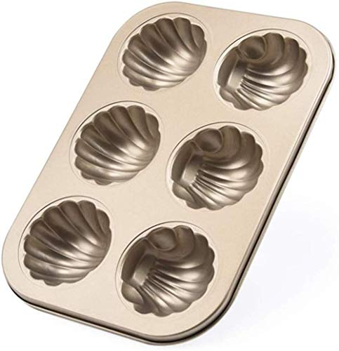 YZJSSL Madeleine Stampo Antiaderente Stampi per Dolci in Acciaio al Carbonio cavità di Cottura, Mini Stampo per Pasticceria per Dessert francesi, Biscotti, Cioccolato,