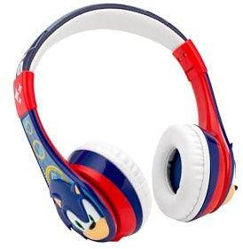 EKIDS - Sonic THE Hedgehog Bluetooth Headphones for Kids, Wireless Headphones for SCH