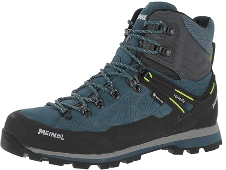Meindl Chaussures de montagne Lite Summit GTX - Imperméables et stables - Pour homme - Avec semelle extérieure adhérente et extérieur en daim, jaune pétrole, 41 EU