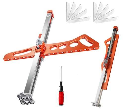 Ruaizel Foldable Drywall Cutting Tool, Plasterboard Cutter 1.5-60cm Cutting Range, Gypsum Board Cutting Tool for Wall, Build, Decoration