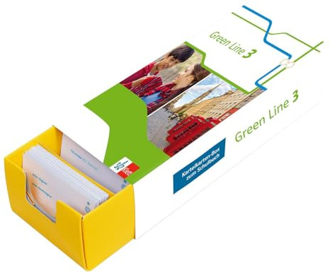 Klett Green Line 3 G8 Klasse 7 - Vokabel-Lernbox zum Schulbuch: Englisch passend zum Lehrwerk üben