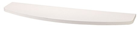 King Collection M1106004 Mensola Stondata in Truciolare Nobilitato Bordato su 3 Lati, Bianco