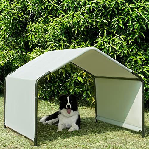 Beimo Hunde-Schattenschutz, Outdoor-Zelt für große, mittelgroße Hunde, 120 x 120 x 90 cm, Außensonnen-Regendach, Haustierhaus für Katzen, Schweine, Nutztiere mit Wasserdichten Dachbodennägeln