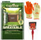 Perfectonish One Coat Sprayable Fence and Shed Paint 5-litres Exterior Wood Paint Low Odour Formula Garden Fence Paint with 3” Paint Brush and Protective Gloves (Harvest Brown)