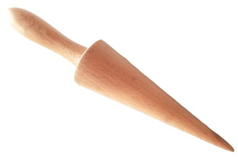 Wooden Ice Cream Cone Maker, Wooden Cone Roller, Portable Baking Tool, Waffle Pastry Cone Tool for Hotel, Kitchen